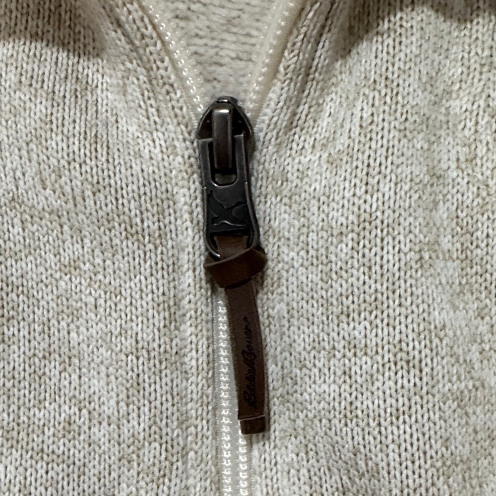 Eddie Bauer Light Grey/Beige Jacket Size Medium - Picture 3 of 8